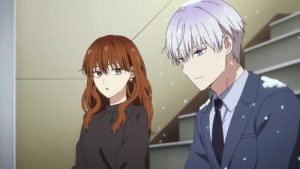 Koori Zokusei Danshi to Cool na Douryou Joshi 1 Episodio 2