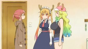 Kobayashi-san Chi no Maid Dragon 1 Episodio 3